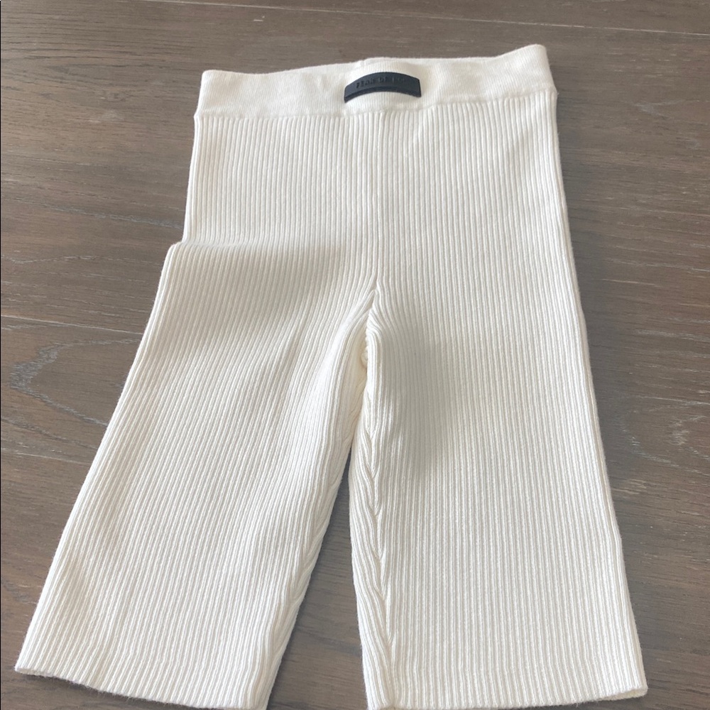 Fear of God Women's Off-White Ribbed Bike Shorts
